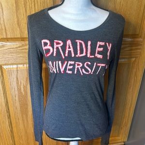 Under Armour Bradley University Long Sleeve Shirt, Size Small